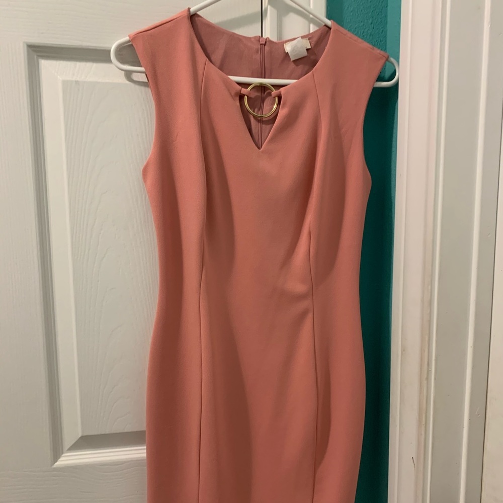 A rose nude dress